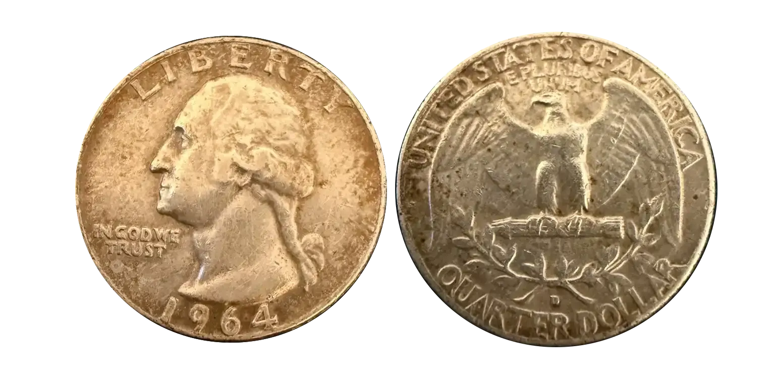1964-d washington quarter doubled die obverse errors
