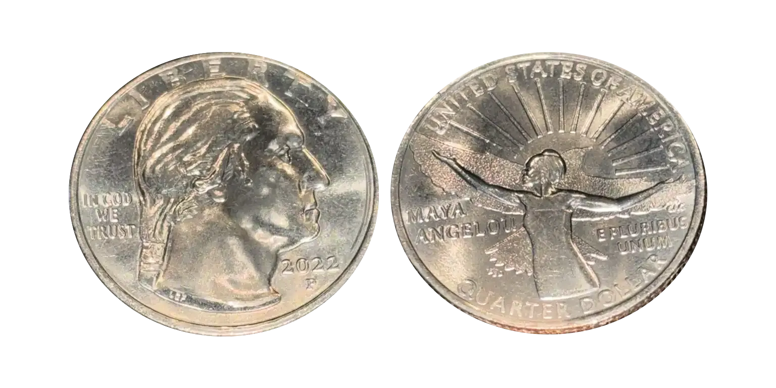 2021 American Women Quarters Program – Maya Angelou