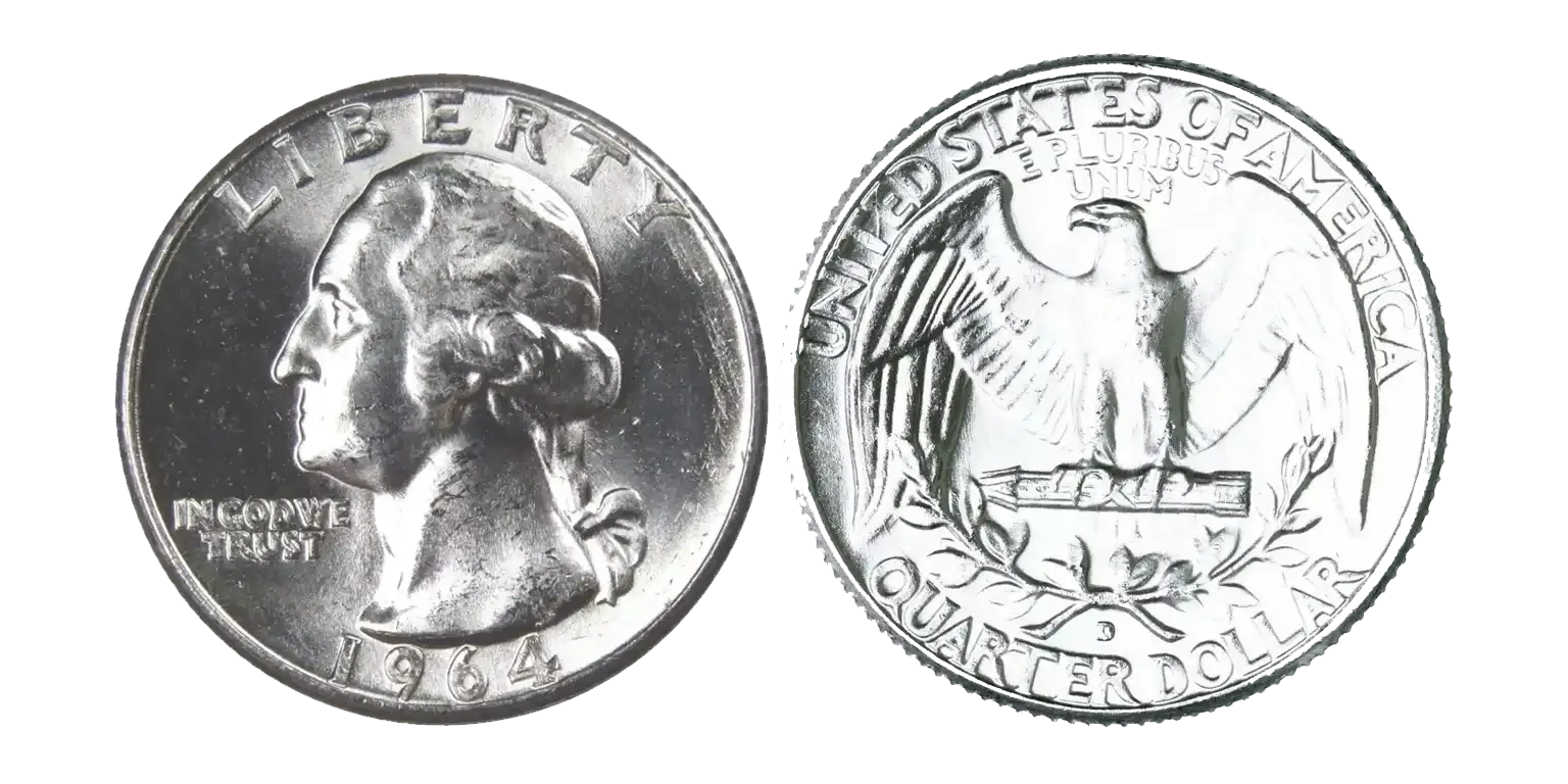 1964-D Washington Quarter (SMS)