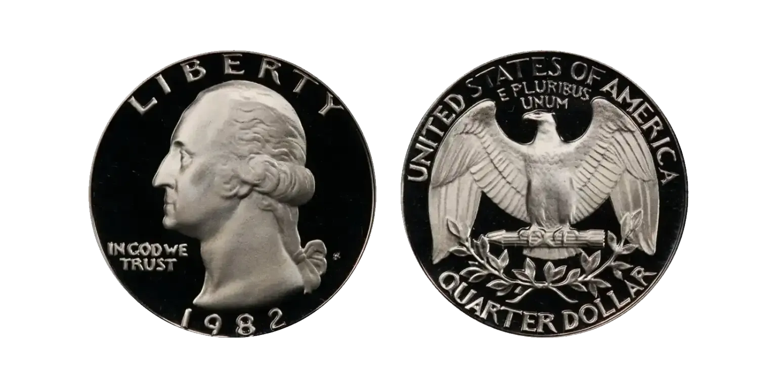1982 no mint mark washington main
