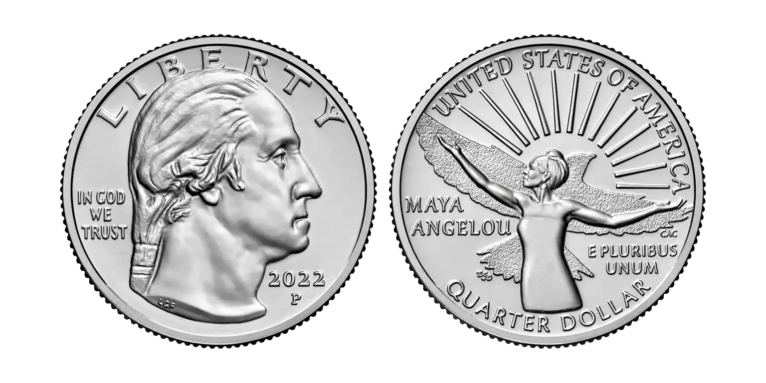 2021 American Women Quarters Program – Maya Angelou